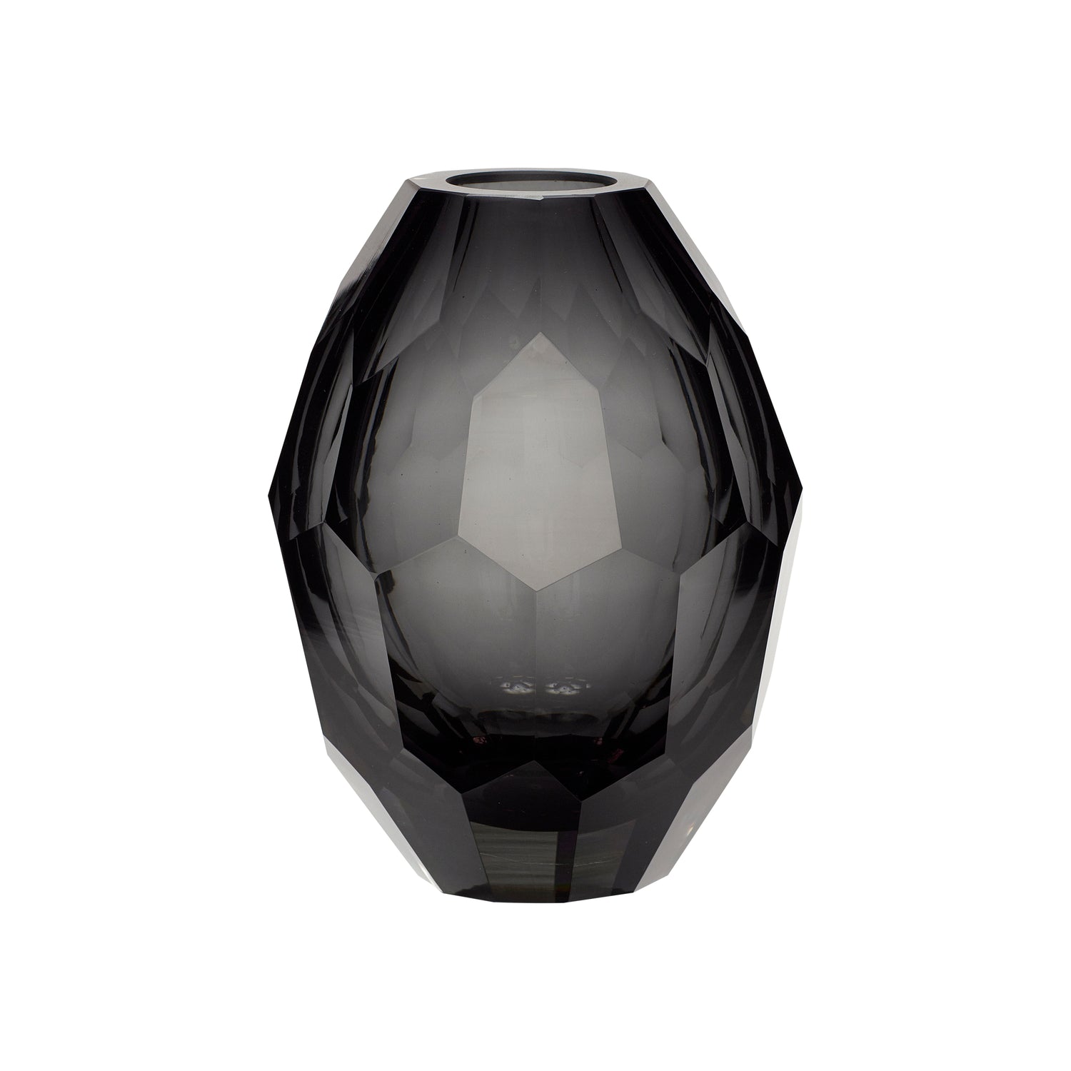 Vase Facet Gris | Hübsch