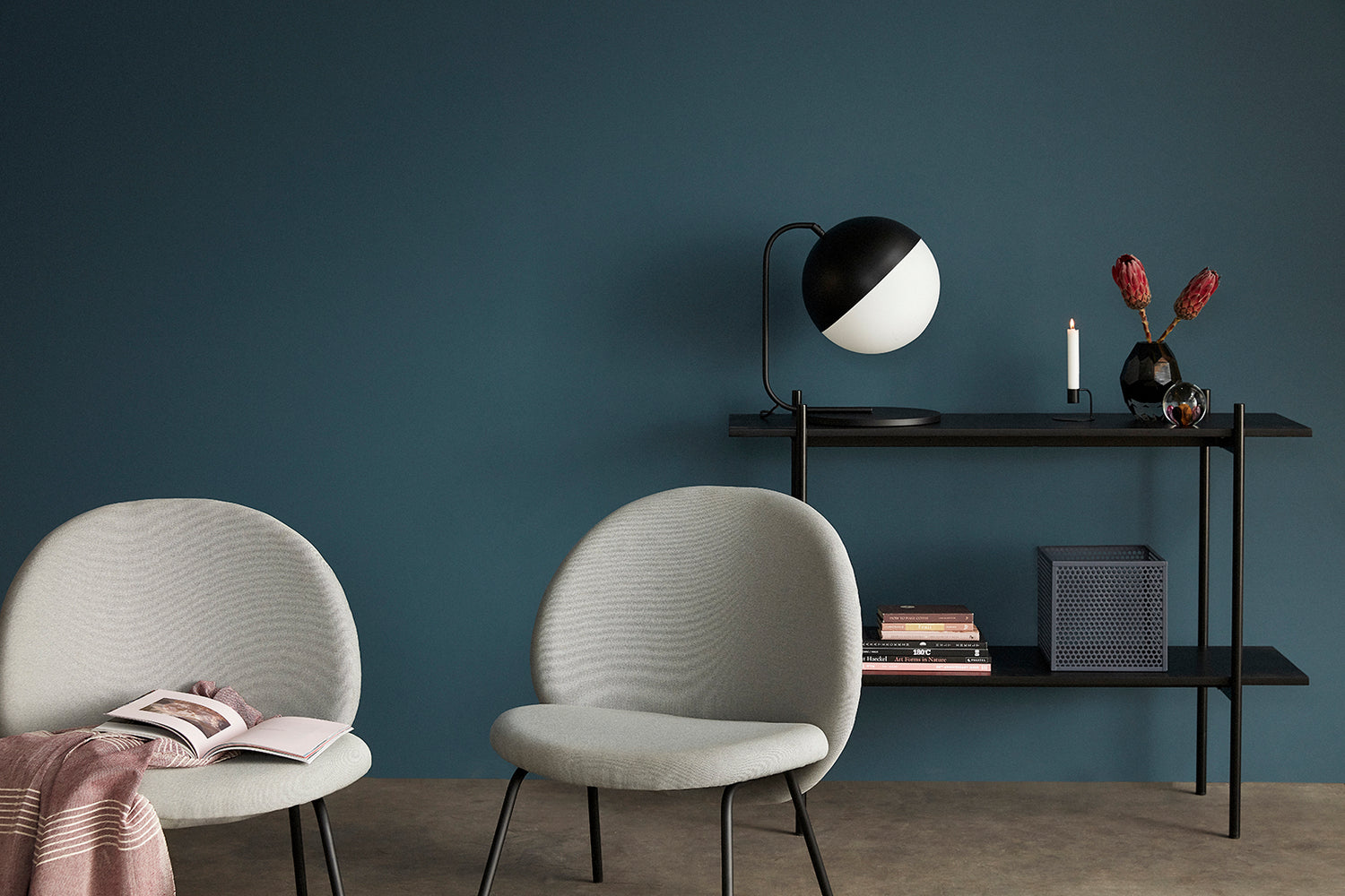 Vase Facet Gris | Hübsch
