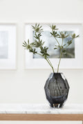 Vase Facet Gris | Hübsch