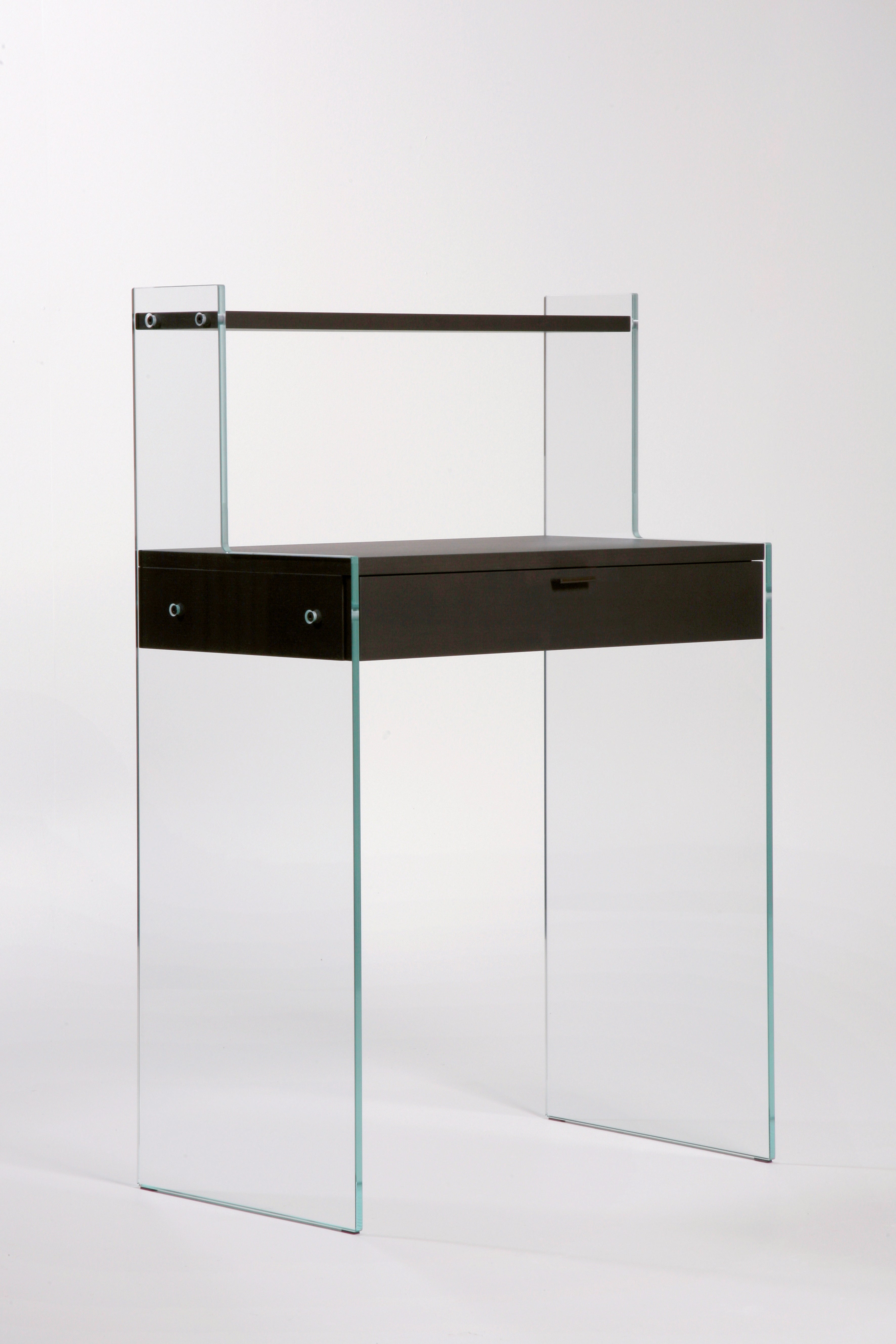 Console Bureau Zen 9 Bonheur du Jour | Verre et Bois