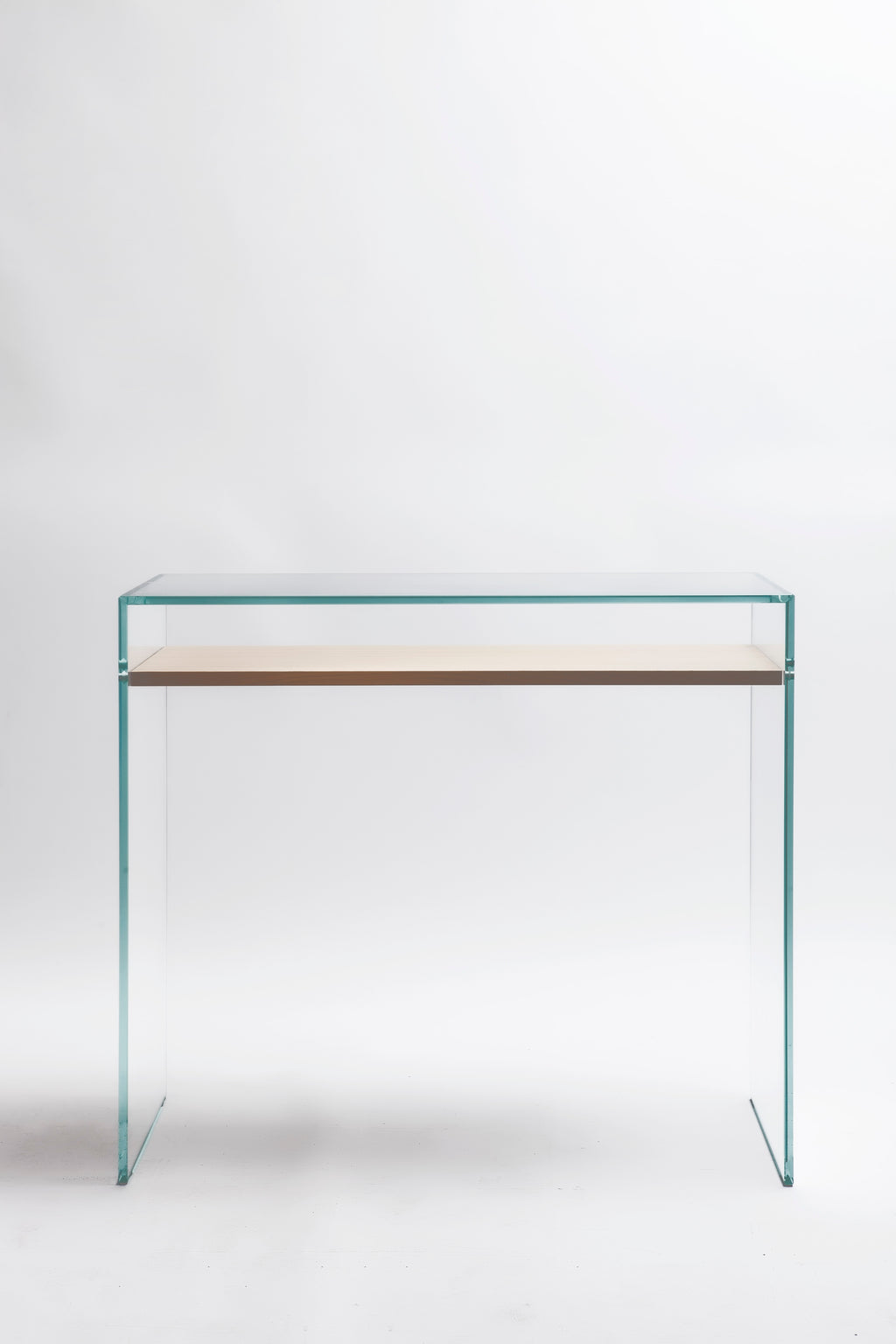 Zen 14 | Bureau Console Verre et Bois