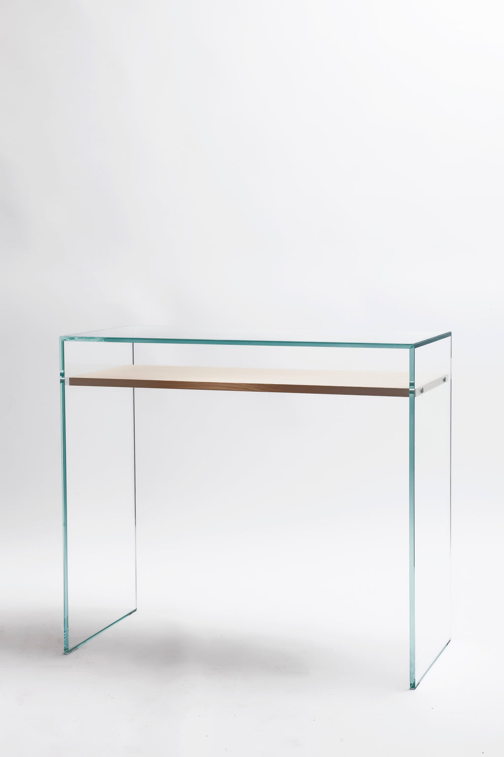 Zen 14 | Bureau Console Verre et Bois
