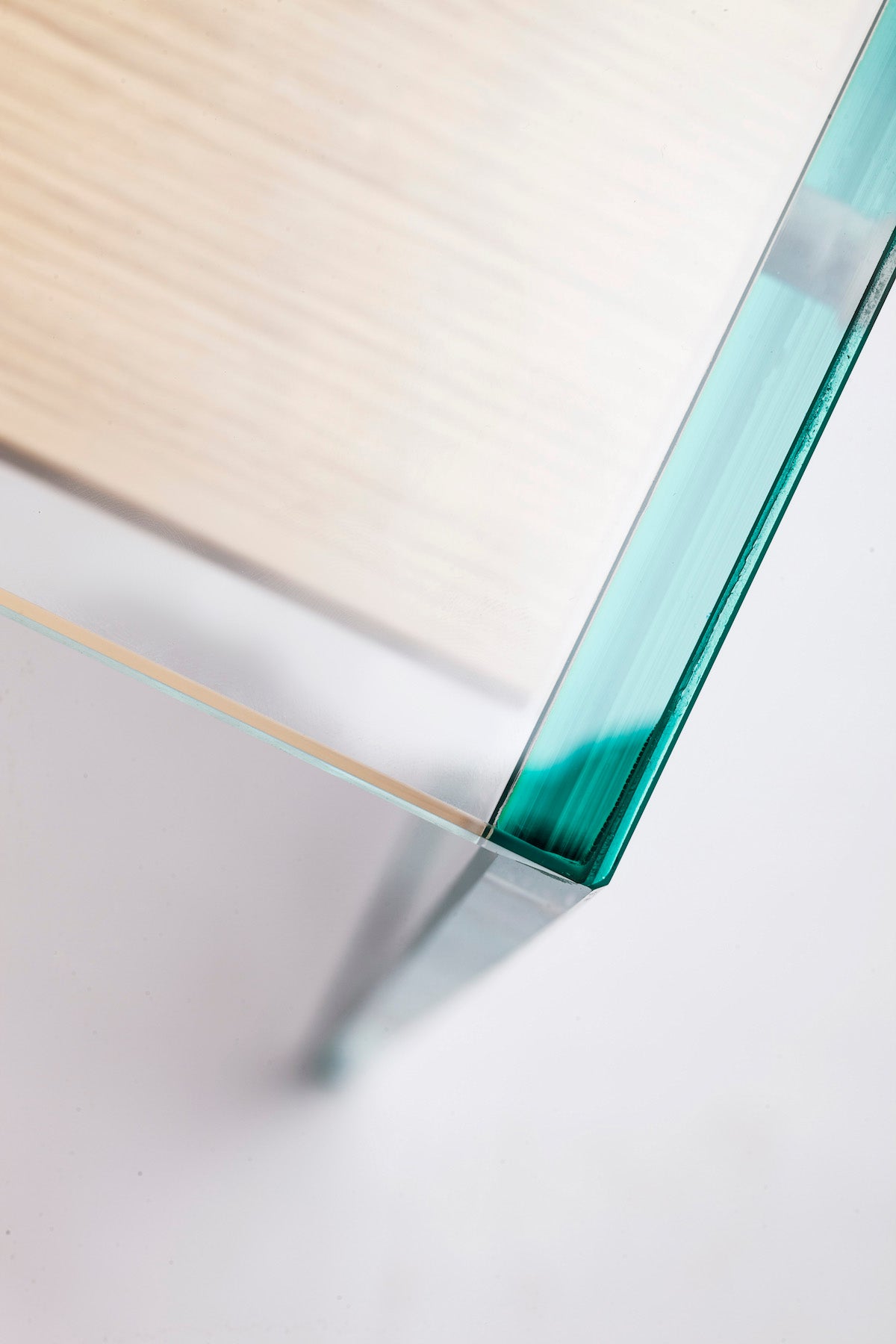 Zen 14 | Bureau Console Verre et Bois