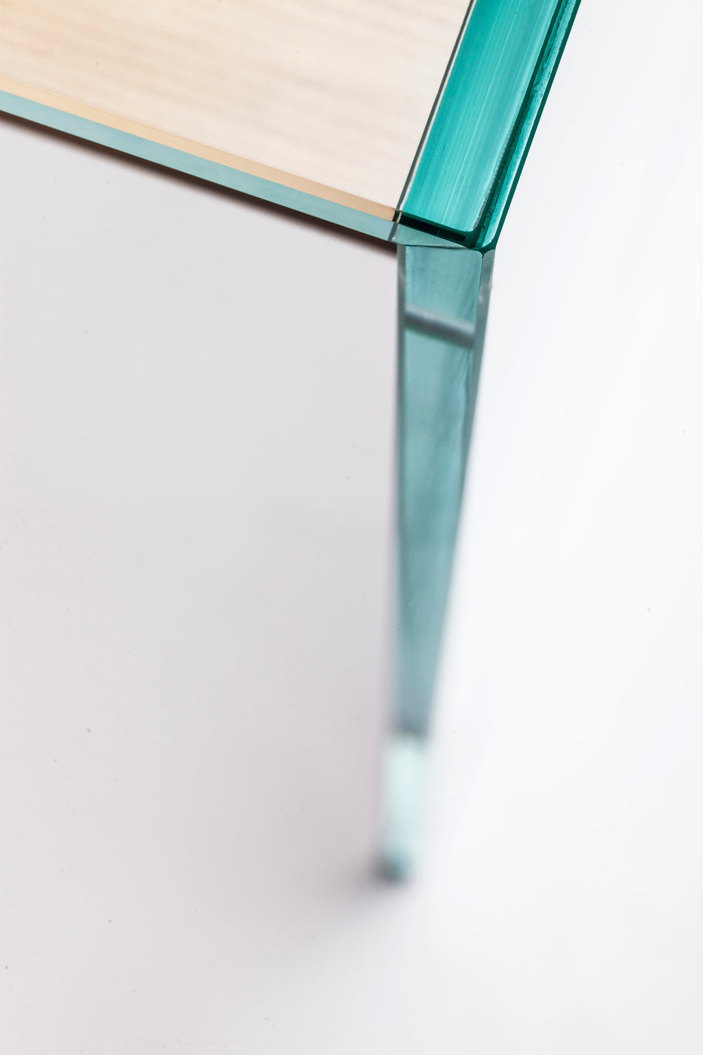 Zen 14 | Bureau Console Verre et Bois