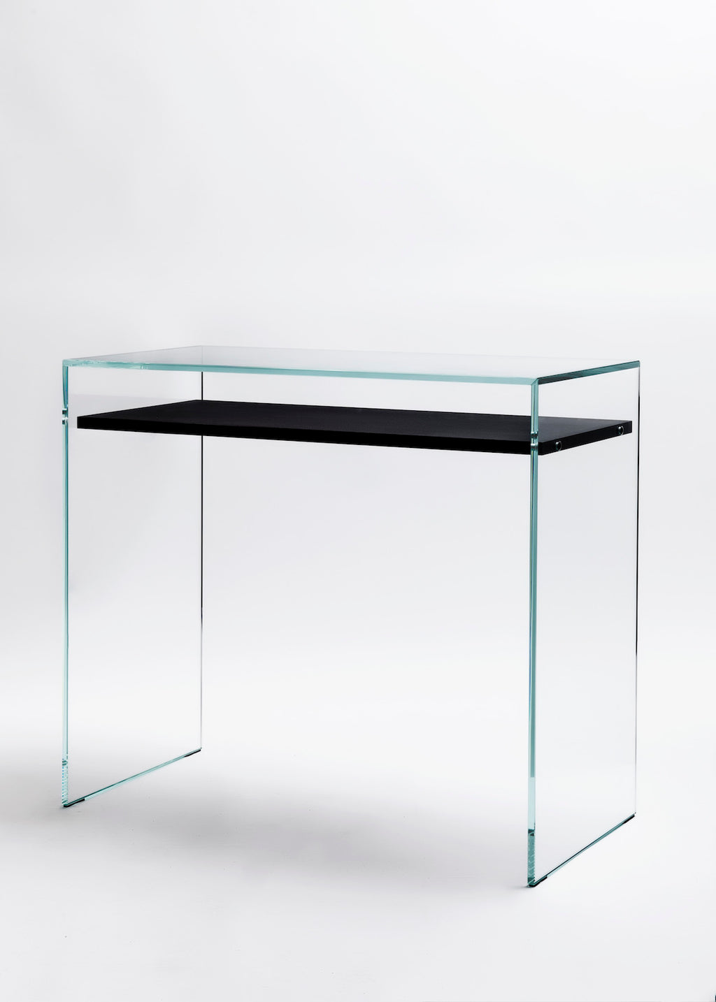 Zen 14 | Bureau Console Verre et Bois