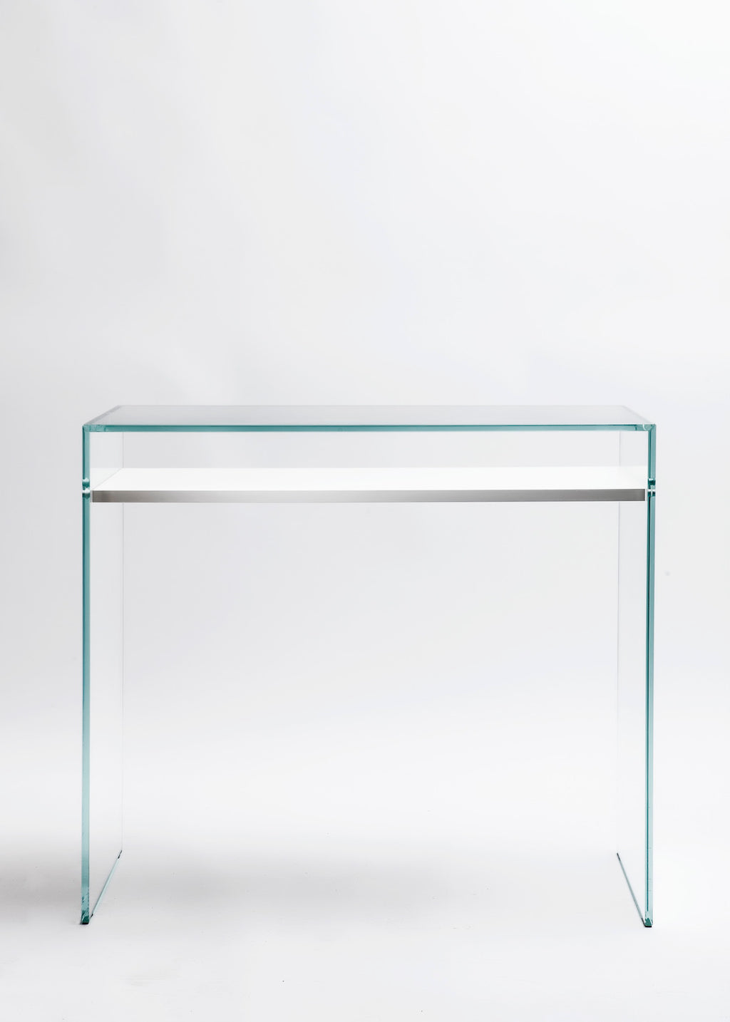Zen 14 | Bureau Console Verre et Bois