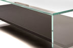 Table Basse Zen 11 | Grande Table Verre Trempé et Bois — Adentro Studio