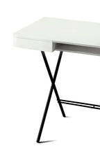 Bureau Cosimo, laqué blanc mat