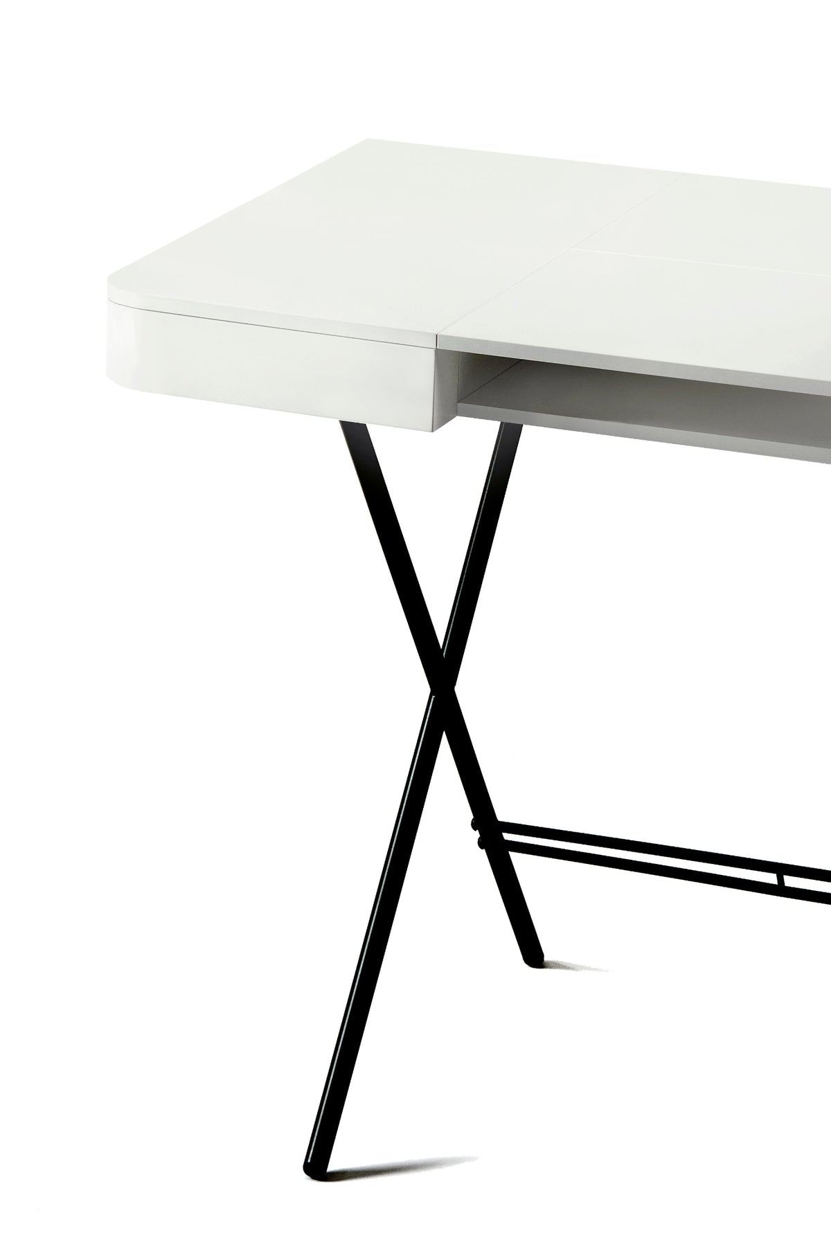 Bureau Cosimo, laqué blanc mat