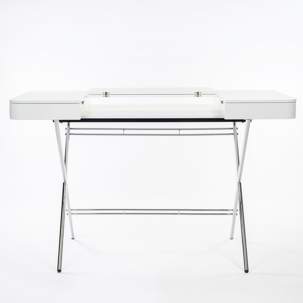 Bureau Cosimo, laqué blanc mat