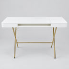 Bureau Cosimo, laqué blanc mat