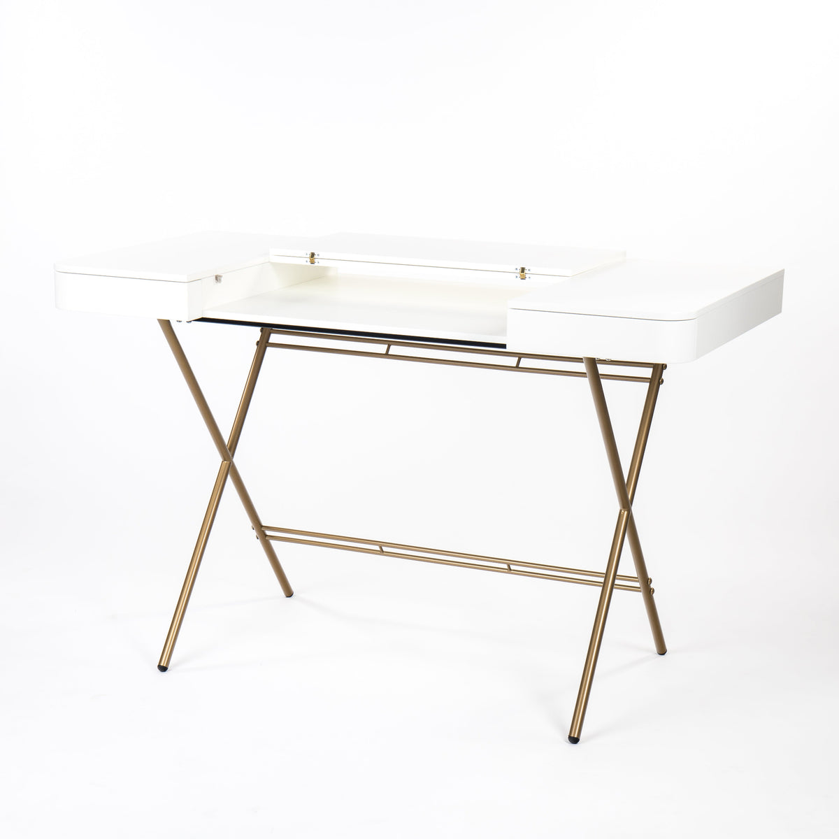 Bureau Cosimo, laqué blanc mat