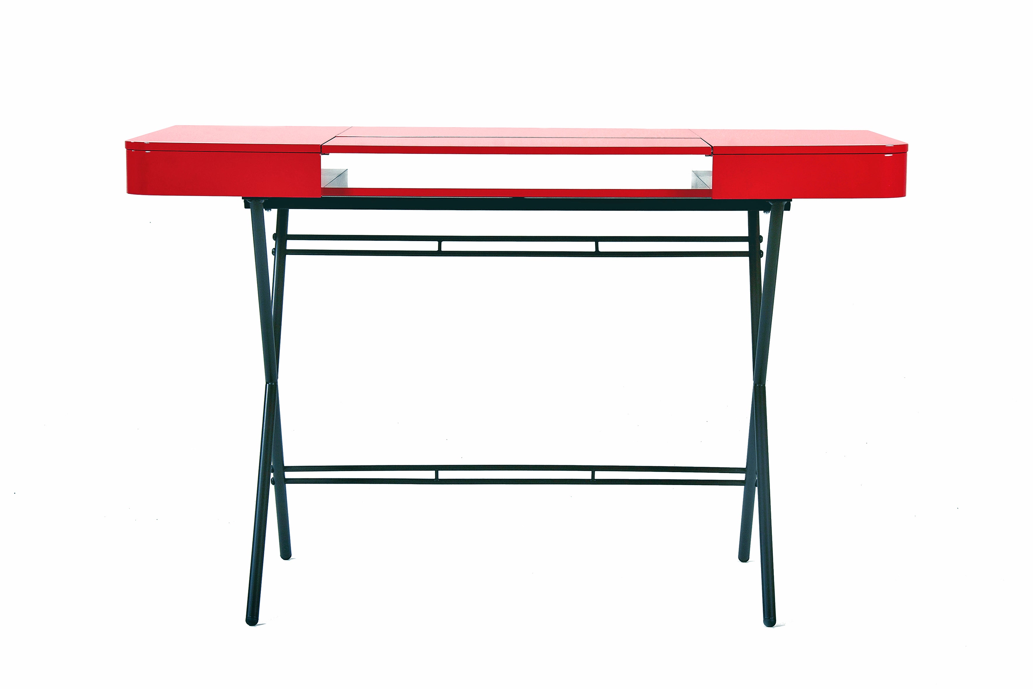 Bureau Cosimo, laqué rouge brillant | Marco Zanuso Jr