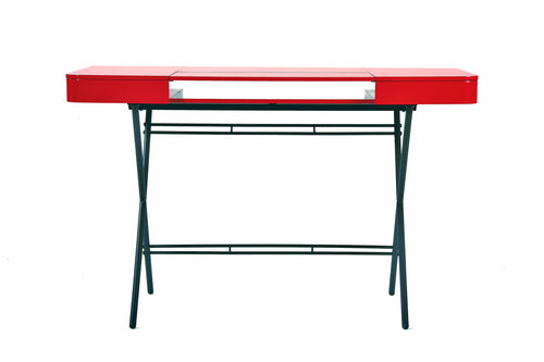 Bureau Cosimo, laqué rouge brillant | Marco Zanuso Jr