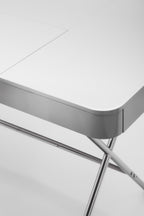 Bureau Cosimo, laqué gris brillant | Marco Zanuso Jr