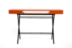 Bureau Cosimo, laqué orange brillant | Marco Zanuso Jr