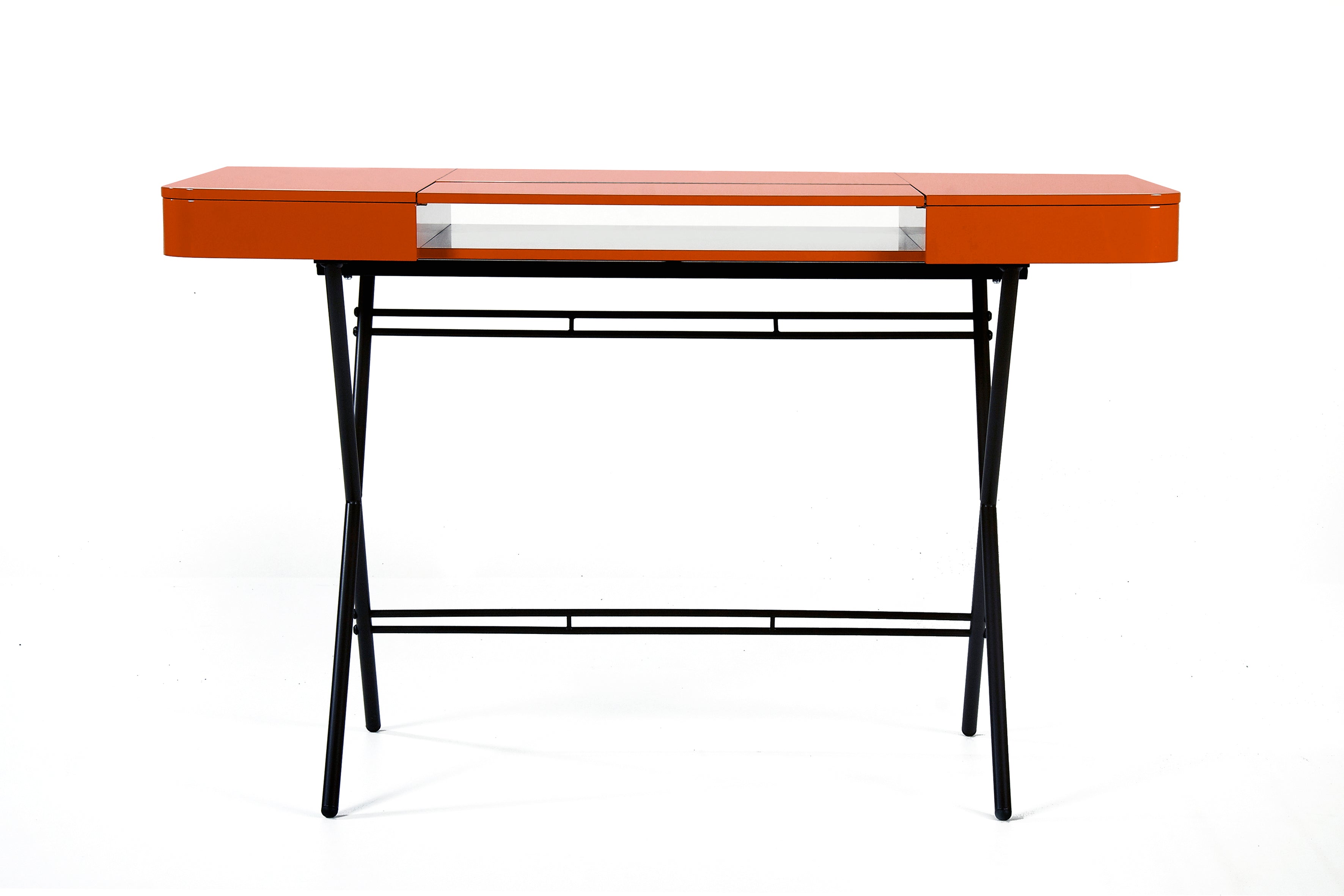 Bureau Cosimo, laqué orange brillant | Marco Zanuso Jr