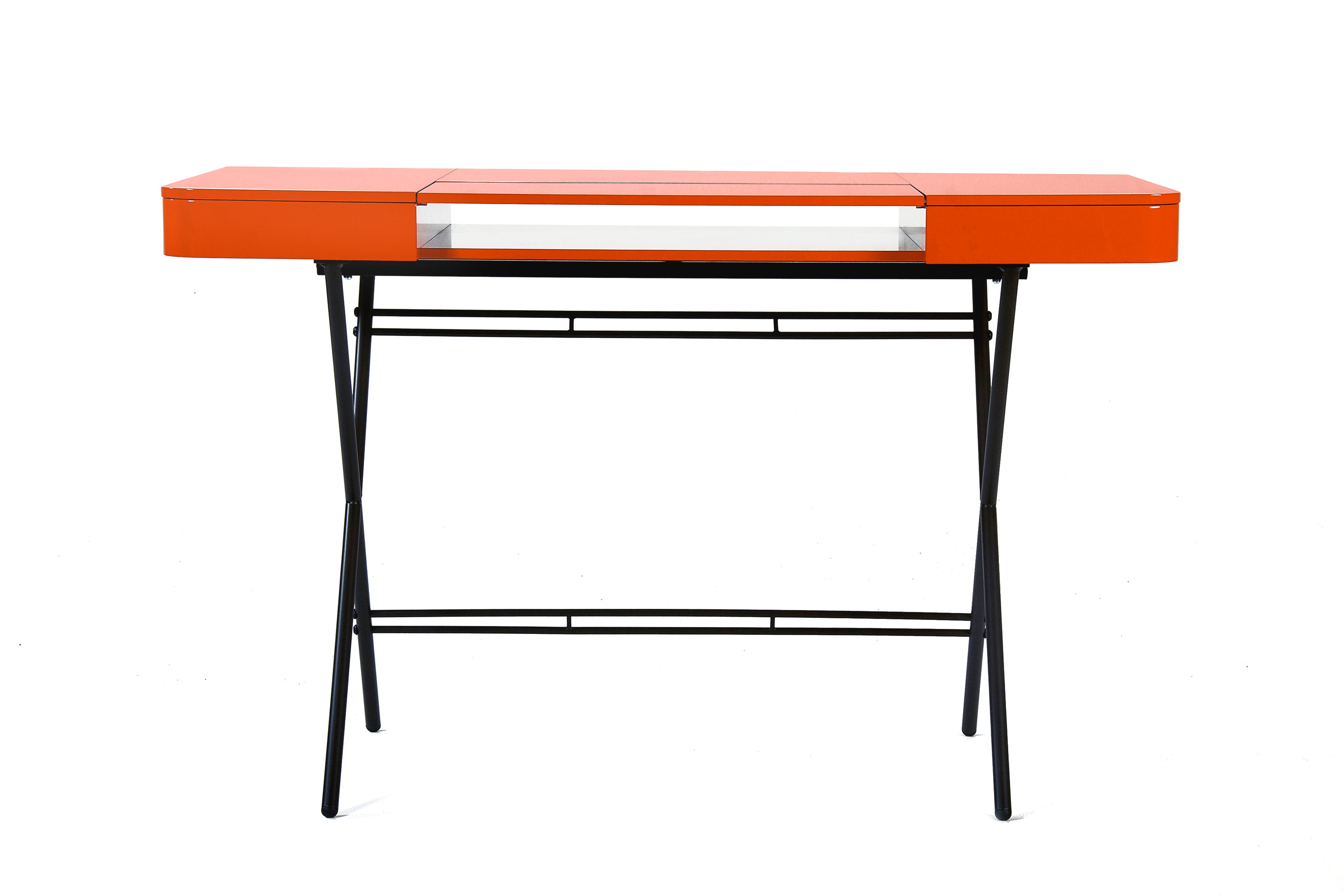 Bureau Cosimo, laqué orange brillant | Marco Zanuso Jr