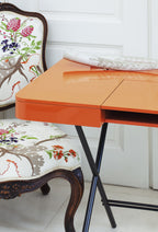 Bureau Cosimo, laqué orange brillant | Marco Zanuso Jr