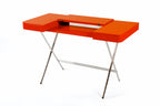 Bureau Cosimo, laqué orange brillant | Marco Zanuso Jr