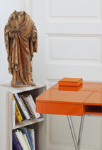 Bureau Cosimo, laqué orange brillant | Marco Zanuso Jr