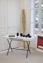 Bureau Cosimo, laqué blanc mat