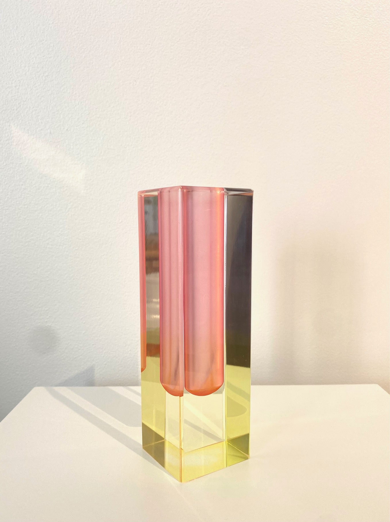 Soliflore Transparent Coloré | Design Épuré