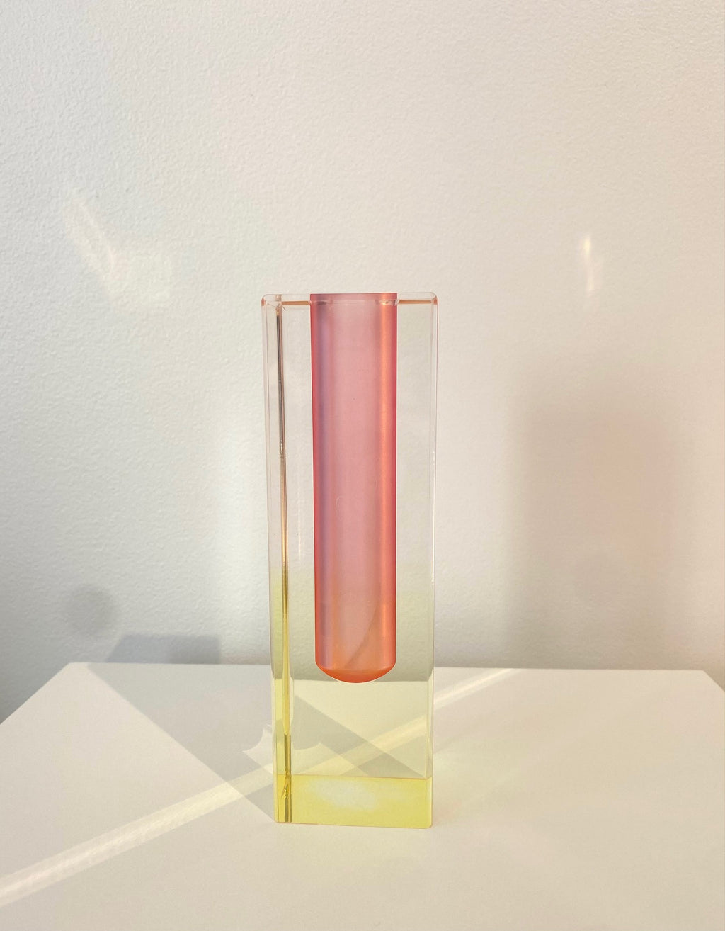Soliflore Transparent Coloré | Design Épuré