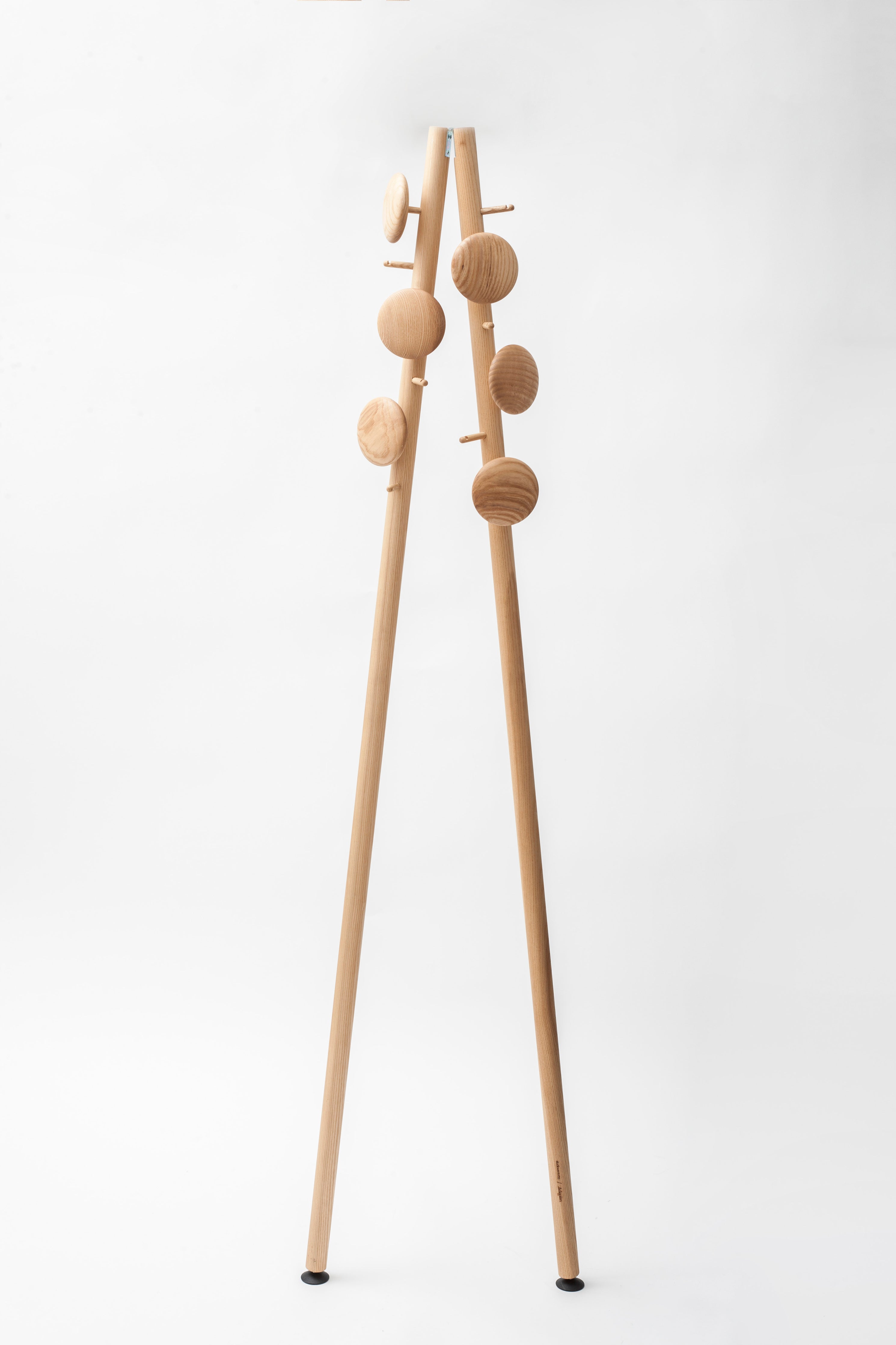 Porte-manteaux Mobile Johnny Stecchino - Frêne massif huilé - Studio Ventotto