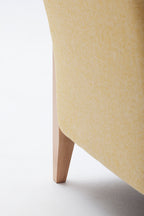 Fauteuil Resident | Hêtre massif, Cuir et Laine