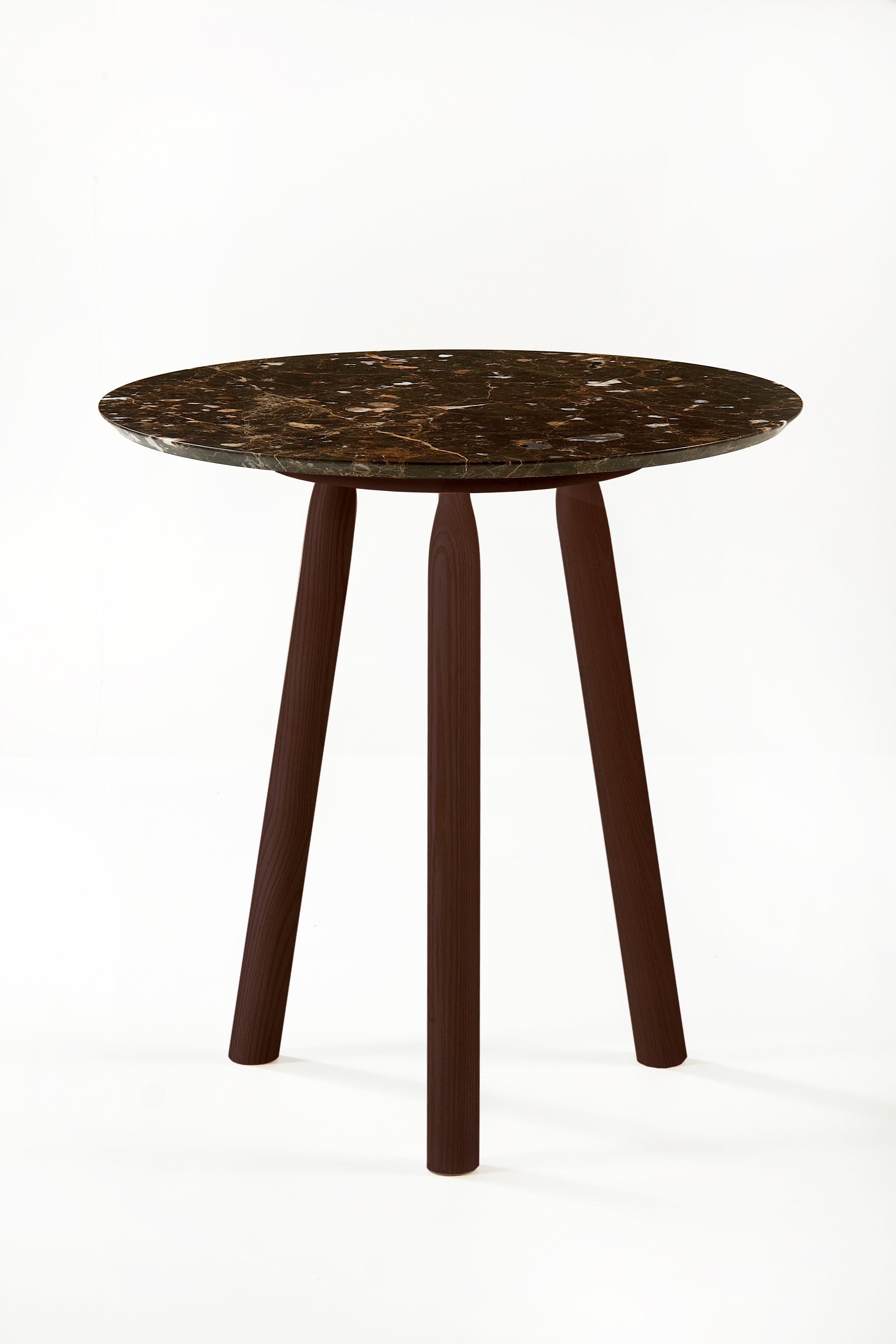Guéridon Ninna | Frêne massif et Marbre
