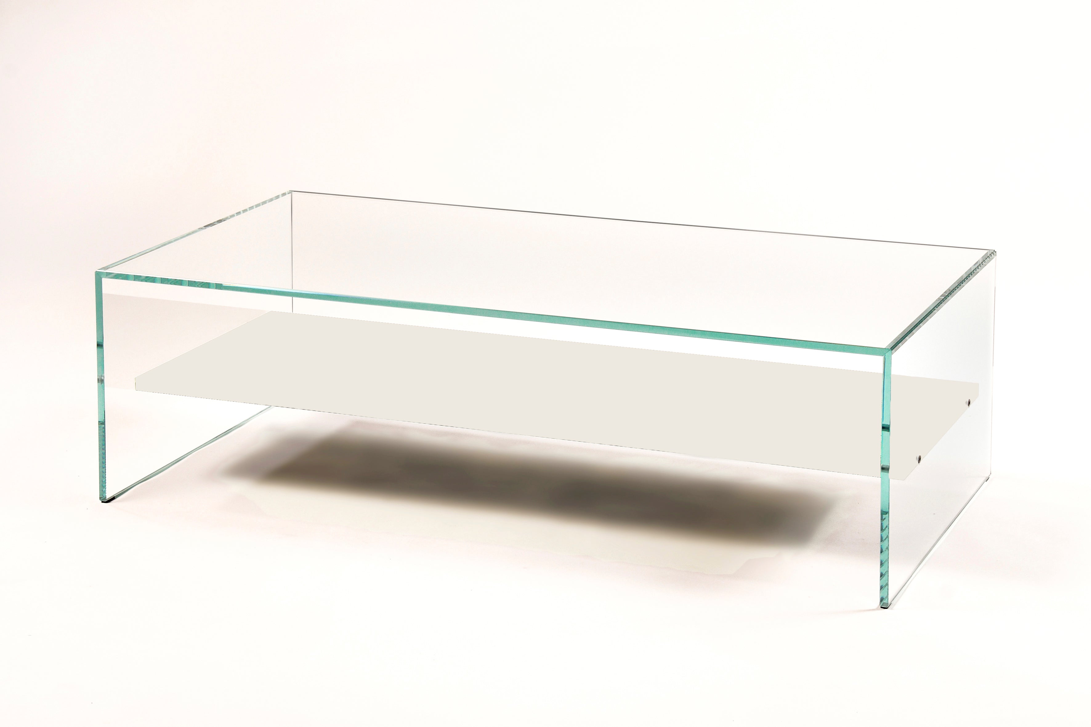 Table Basse Zen 1 - Verre Trempé et Bois