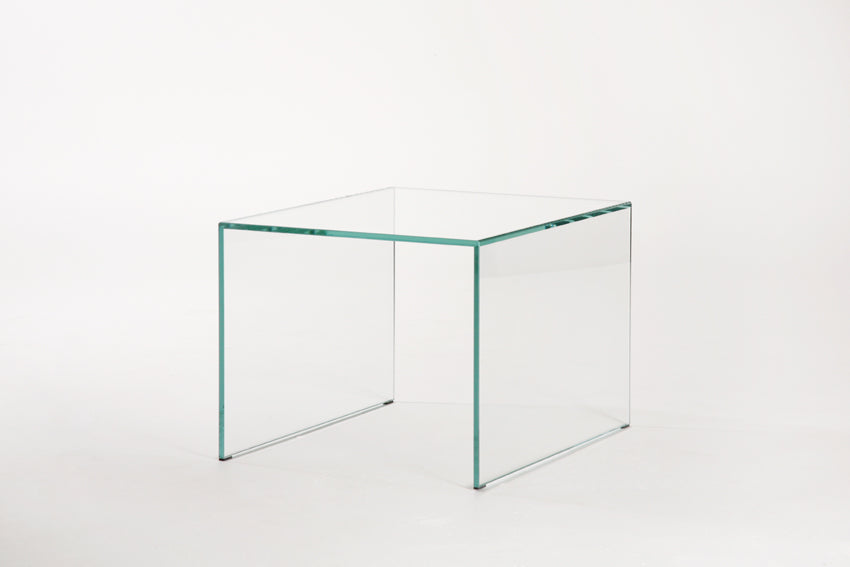 Bout de canapé en verre design Adentro Paris