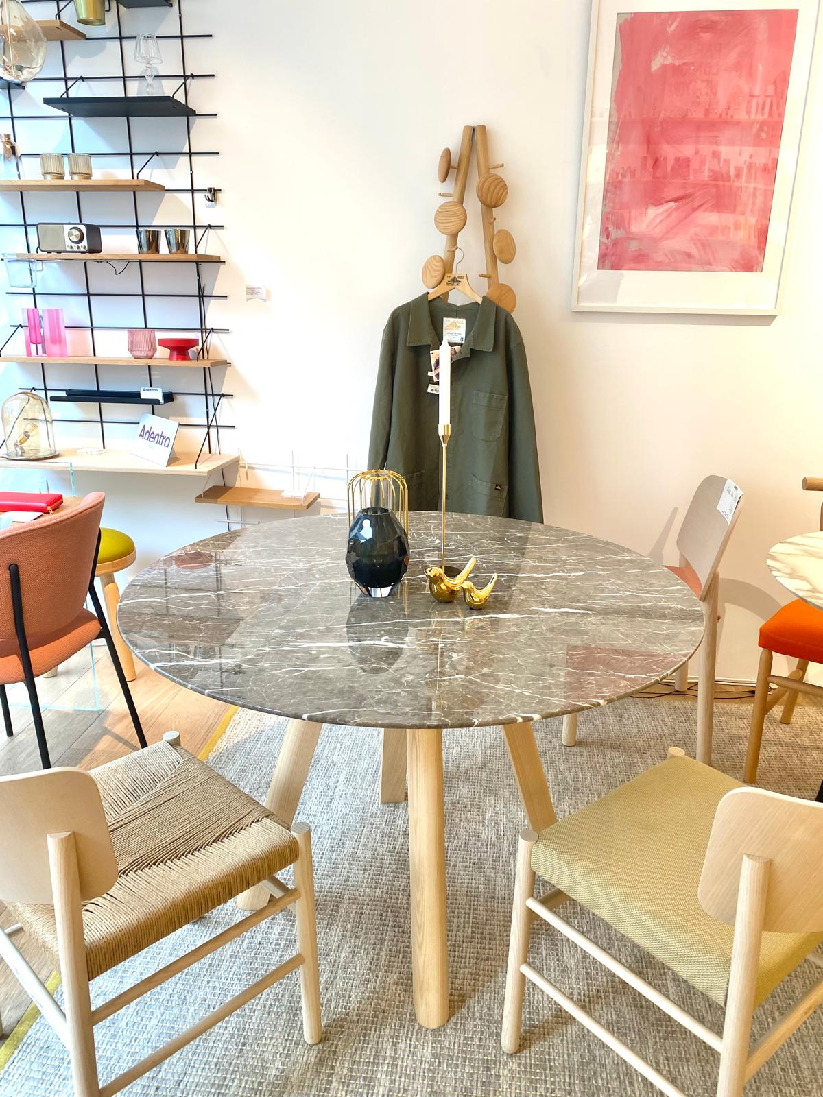 Table Stresa | Frêne massif et Marbre