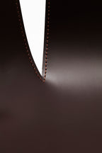 Fauteuil Ninna - Frêne massif tourné et Cuir - Design Carlo Contin